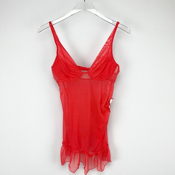 Victoria's Secret Other - VICTORIAS SECRET Sheer Embroidered Bra Sli…